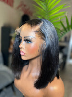 Load image into Gallery viewer, The Ashlee Unit | 12” Glueless Bob Straight HD Lace Wig
