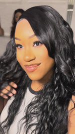 Load and play video in Gallery viewer, The Lori Unit | 24” Glueless Body Wave HD Lace Wig
